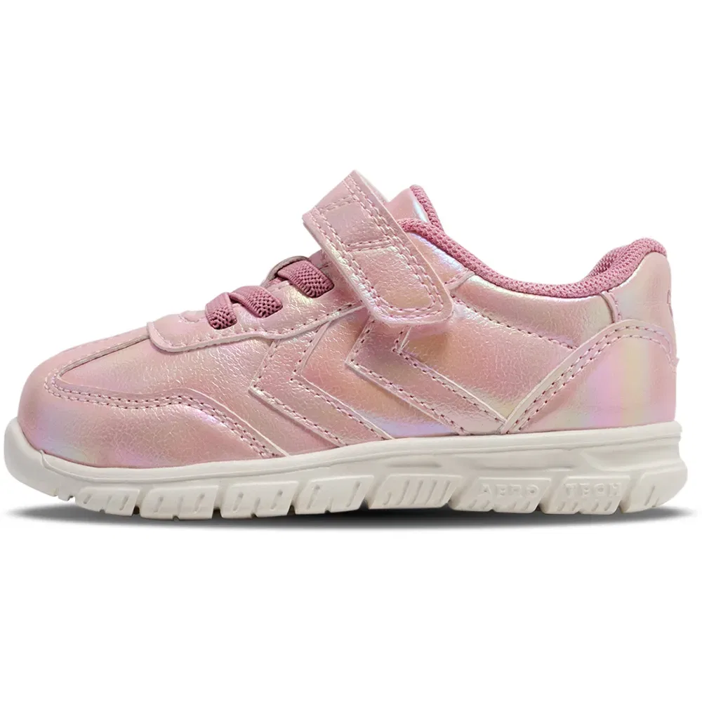 Детские кроссовки для девочек с металлическим верхом Crosslite Metallic 2.0 Hummel, Pink