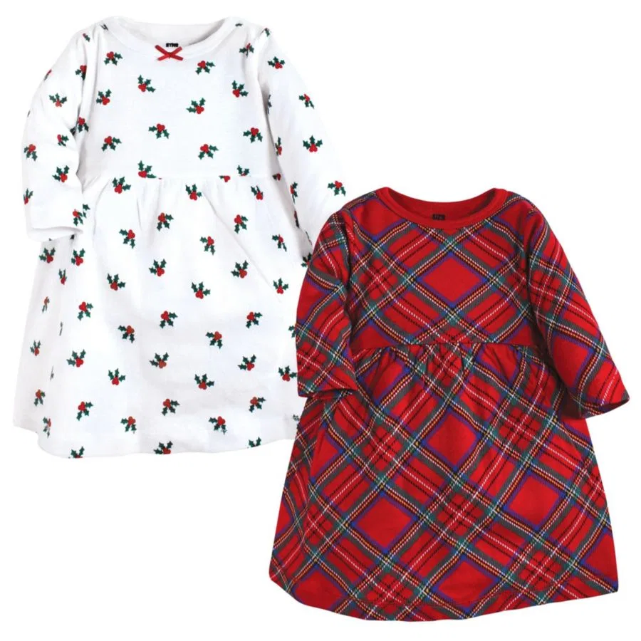 Комплект из двух платьев с длинным рукавом Hudson Baby, Red