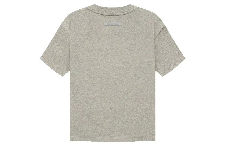 Футболка с круглым вырезом, повседневная, Fear Of God Essentials, Dark Oat — фото 3