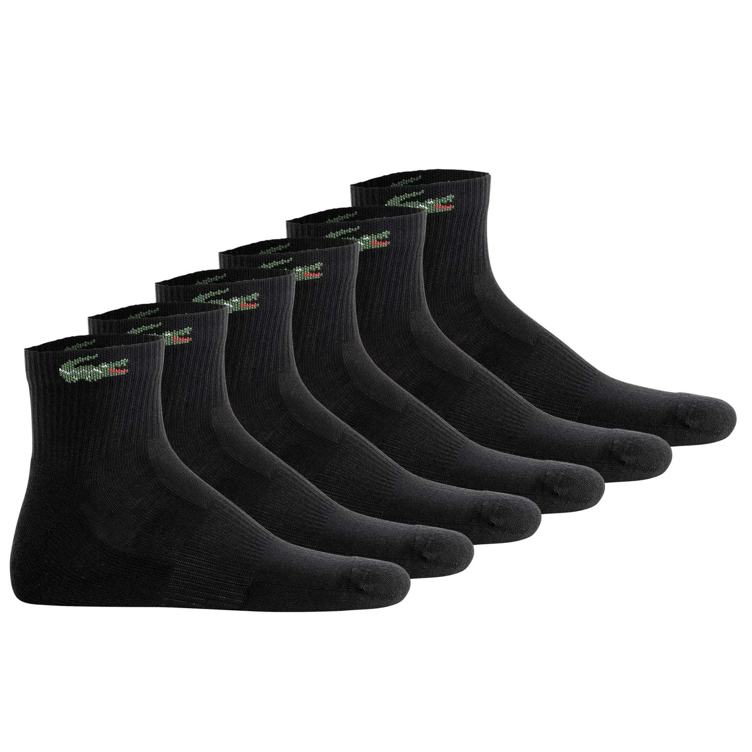 Носки Lacoste Unisex, 6 пар, Черные