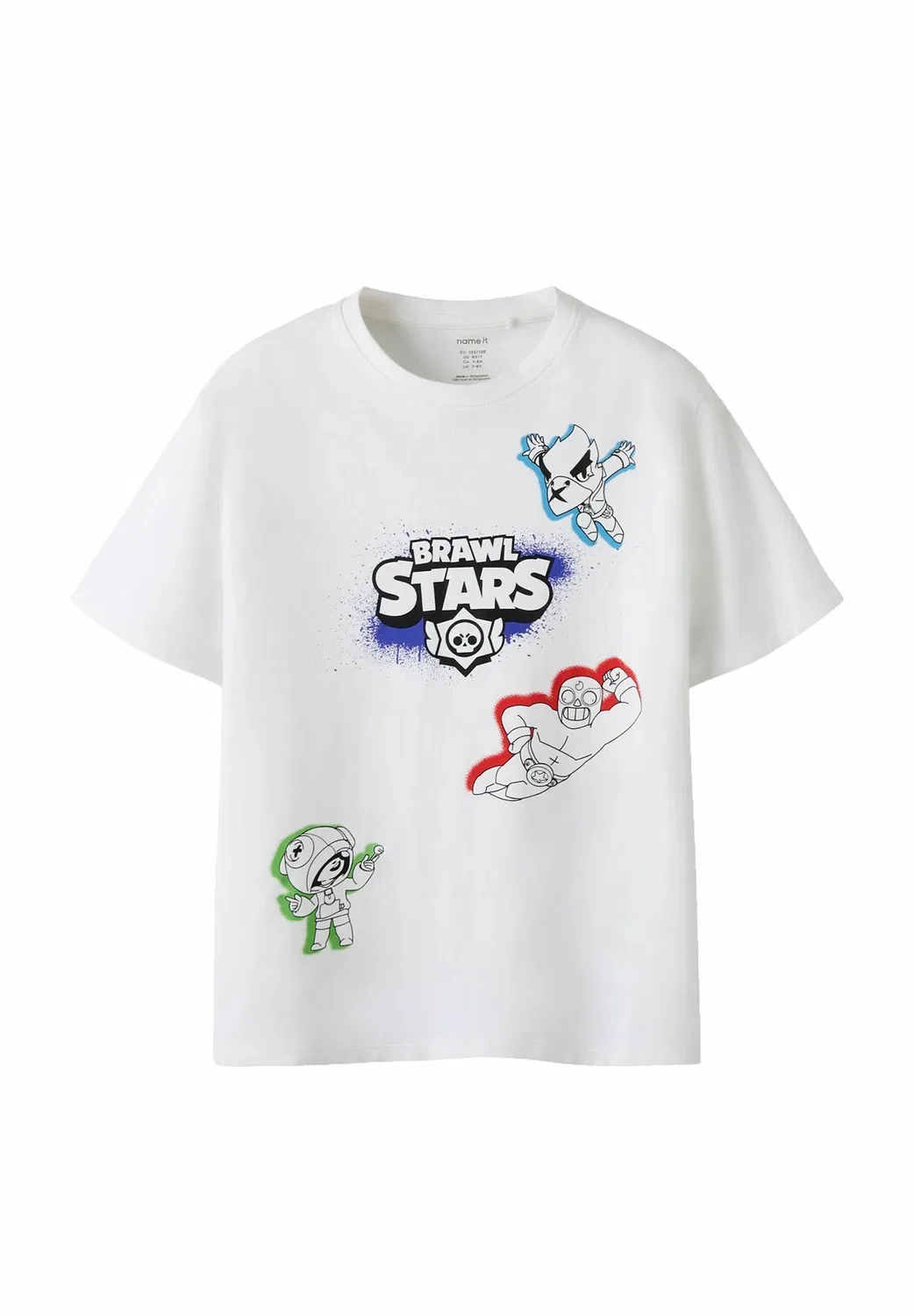 Футболка с принтом Brawl Stars Name It, Bright White