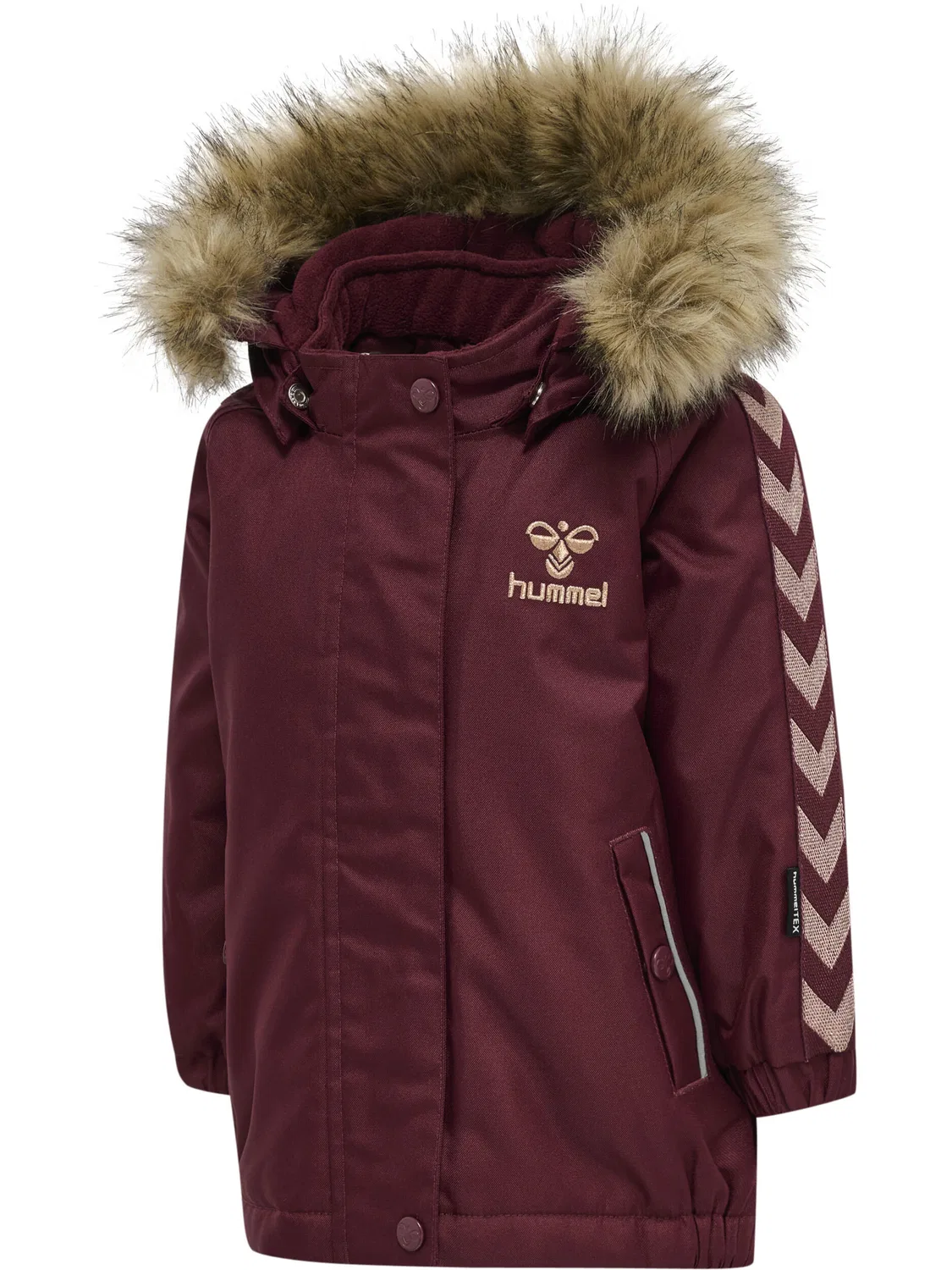 Детская куртка с капюшоном hmlCANYON Hummel, Bordeaux