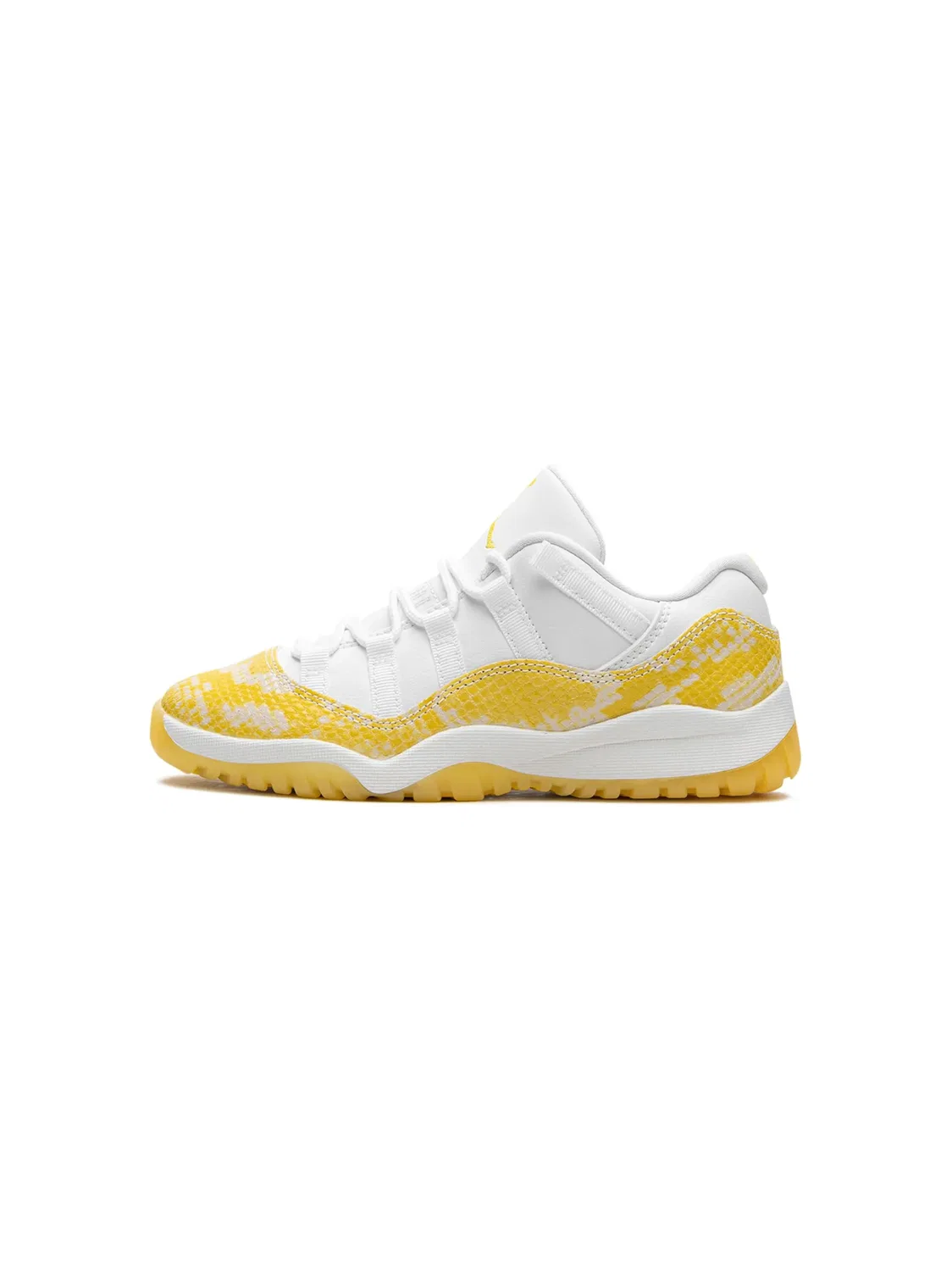 Кроссовки Air Jordan 11 Low Yellow Snakeskin — фото 4