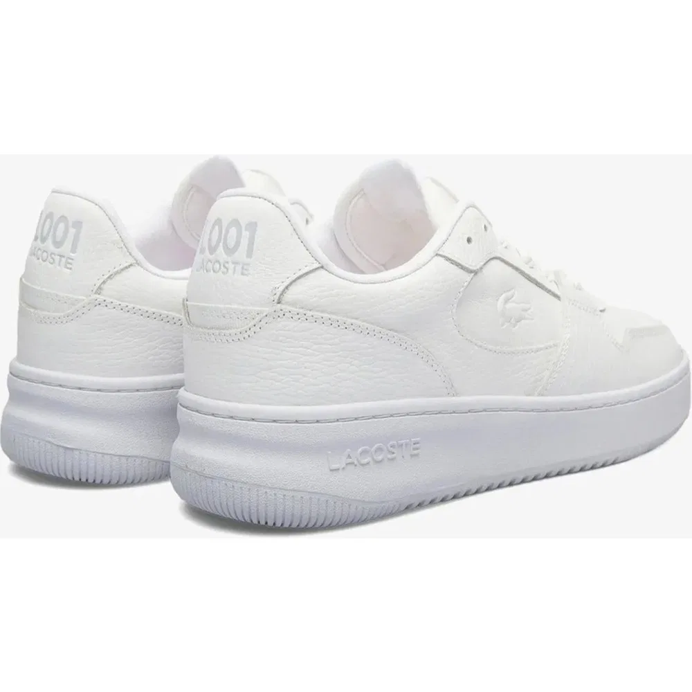 Детские кроссовки из натуральной кожи на шнуровке L001 Leather Lacoste — фото 3
