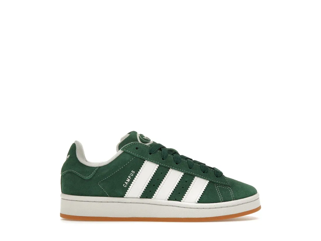 Детские кроссовки Lifestyle с замшевым верхом Adidas Campus 00s, Dark Green/Cloud White/Off White