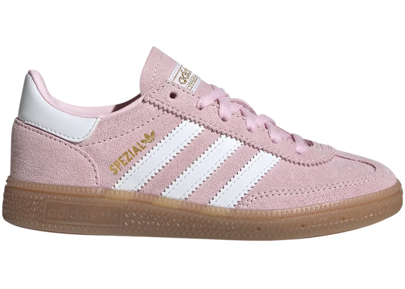 Детские кроссовки Lifestyle Adidas Handball Spezial, Clear Pink/Non Dyed/Gum