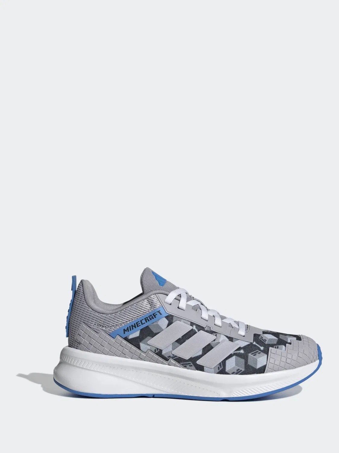 Кроссовки Minecraft Fortarun 4.0 adidas, серый — фото 2