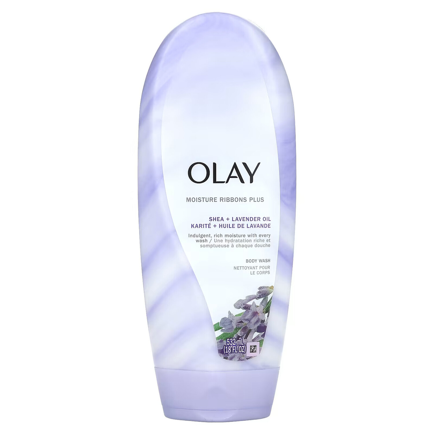 

Olay, Moisture Ribbons Plus, гель для душа, масла ши + лаванды, 532 мл (18 жидк. унций)