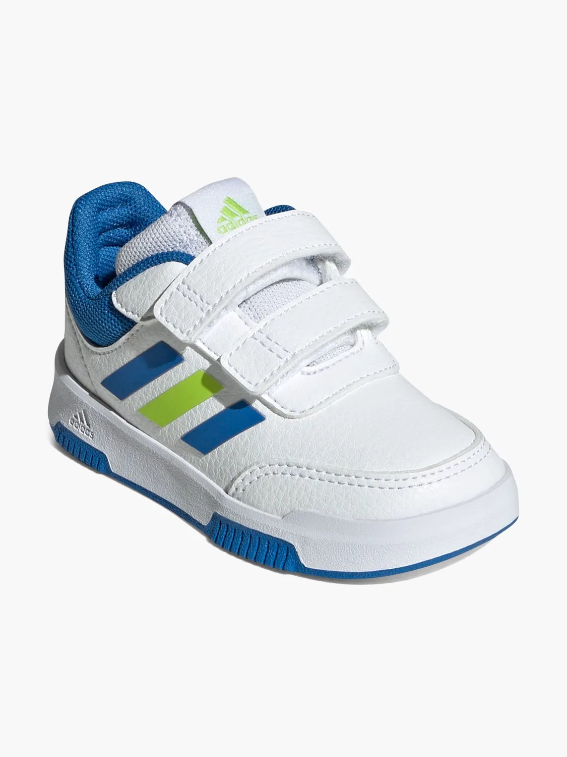 Детские кроссовки на липучке Adidas, белый — фото 4