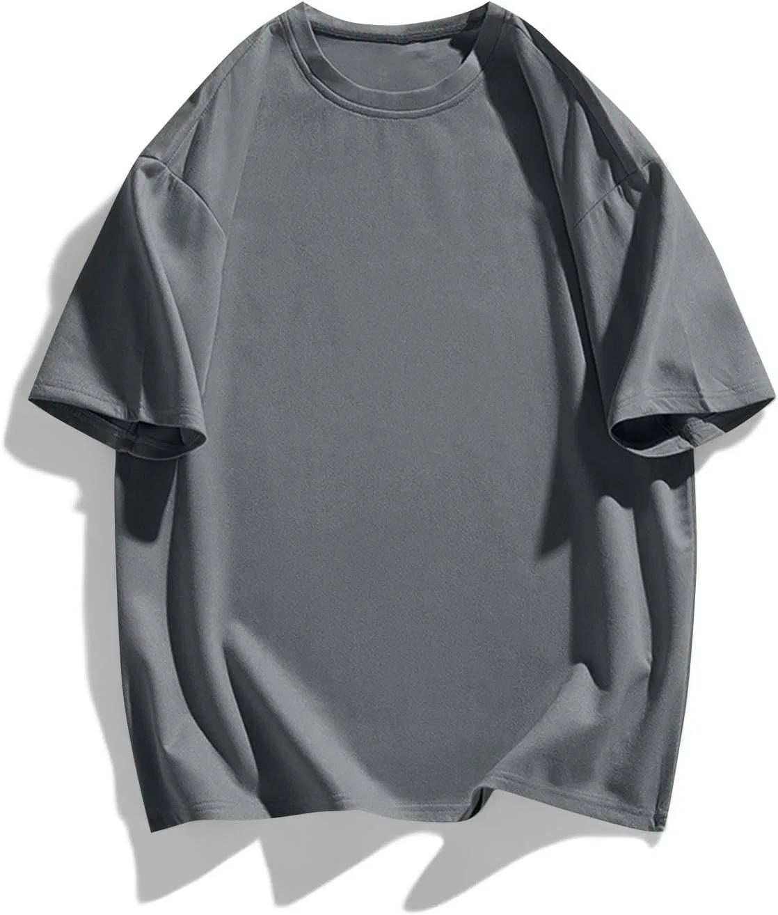 Мужская футболка свободного кроя с коротким рукавом, Lightweight Athletic, Grey — фото 2