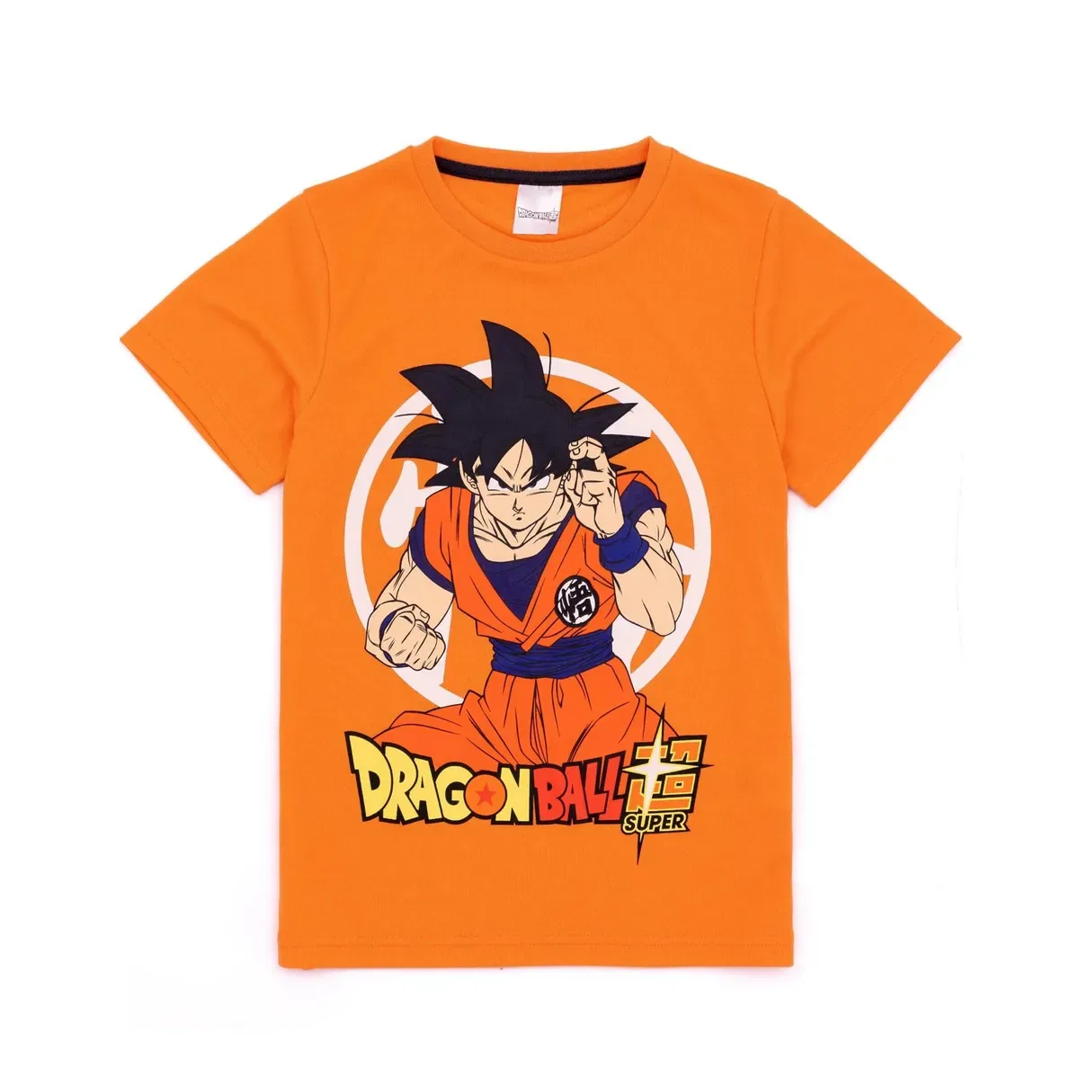 Детский комплект пижамы Goku с коротким рукавом и штанинами Dragon Ball Z, Orange — фото 2