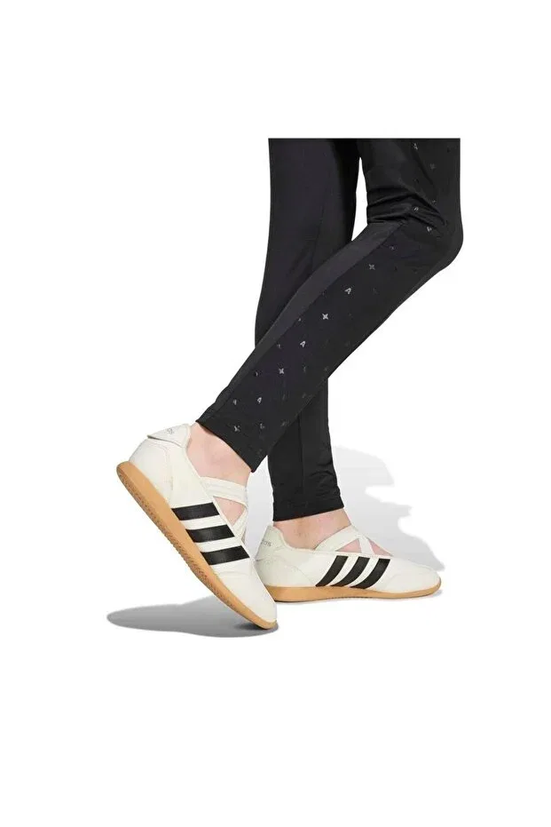 Детские спортивные брюки для девочек зауженные Adidas, Black — фото 4