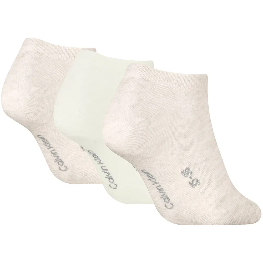 Женские носки с reinforced heel and toe Calvin klein, Beige — фото 2