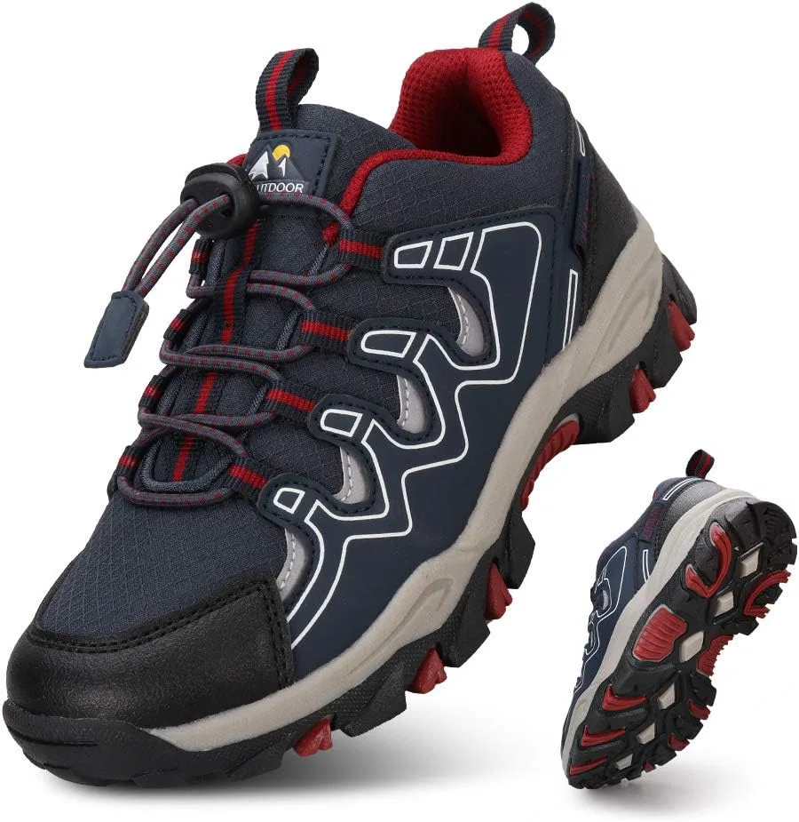Детские кроссовки для мальчиков с принтом UOVO, Navy Blue/Red