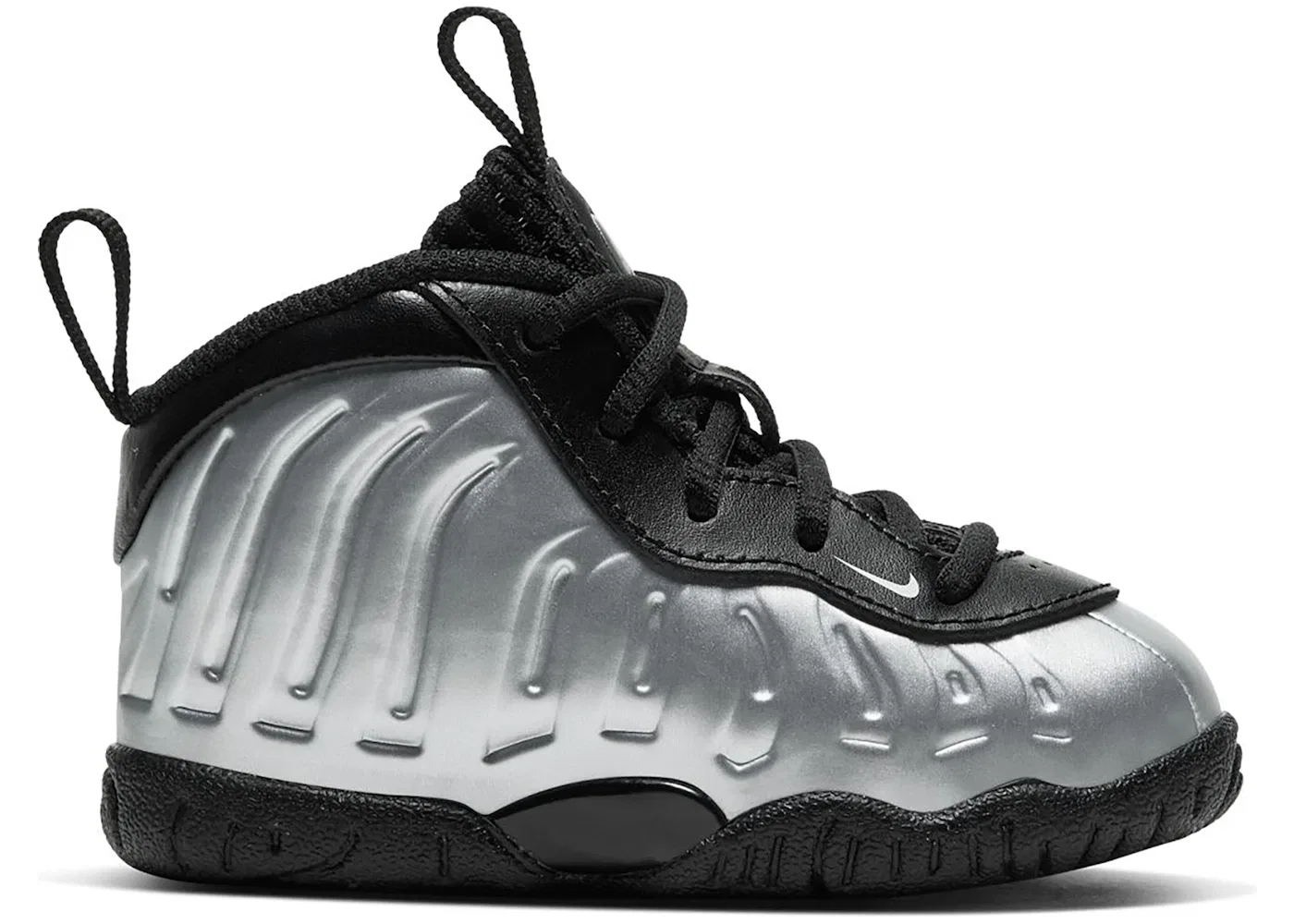 Детские кроссовки Lifestyle Nike Air Foamposite One Chrome Black, Chrome/White-Black-Laser Crimson