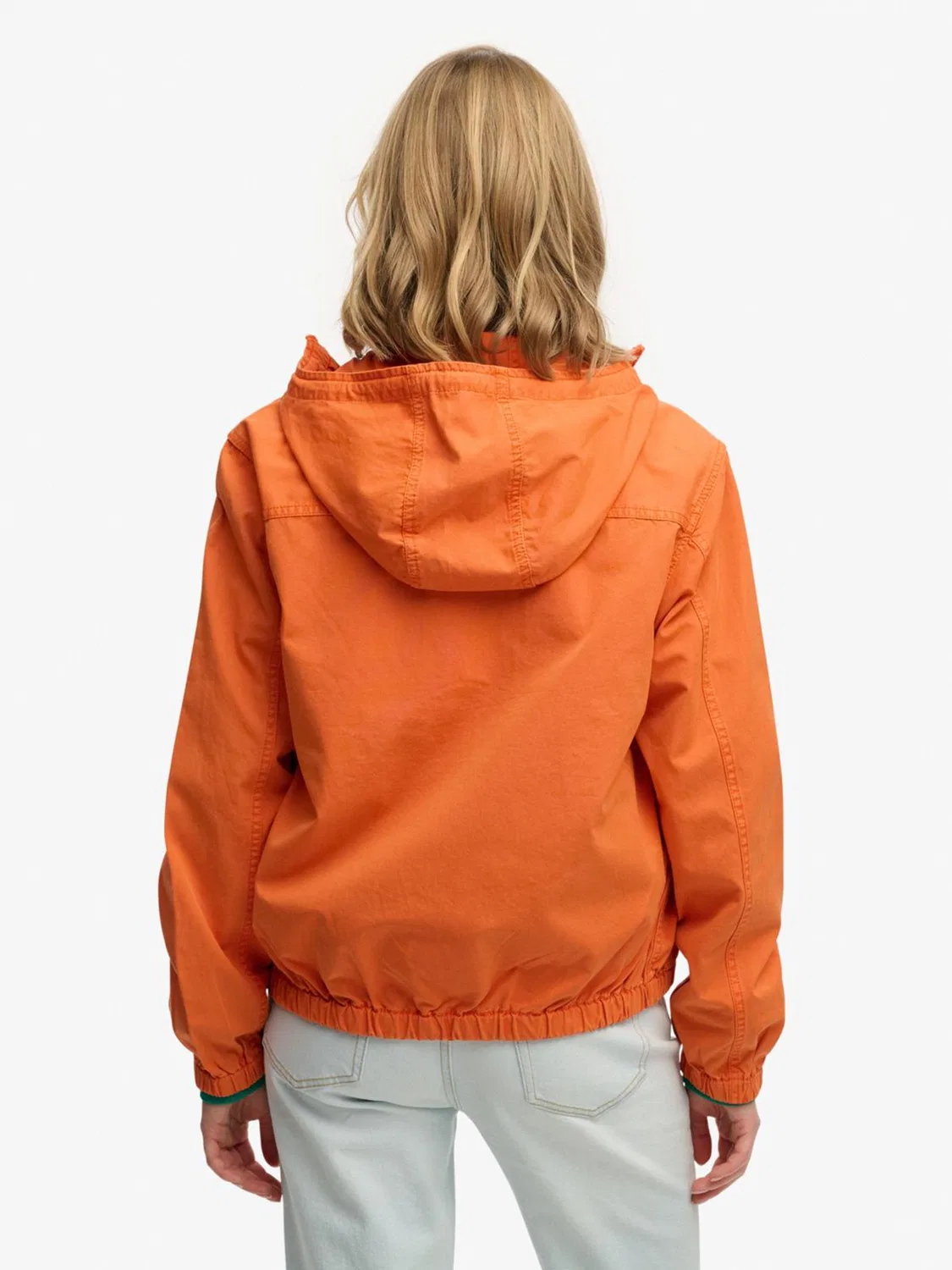 Куртка на молнии с капюшоном, свободный крой Superdry Orange — фото 3