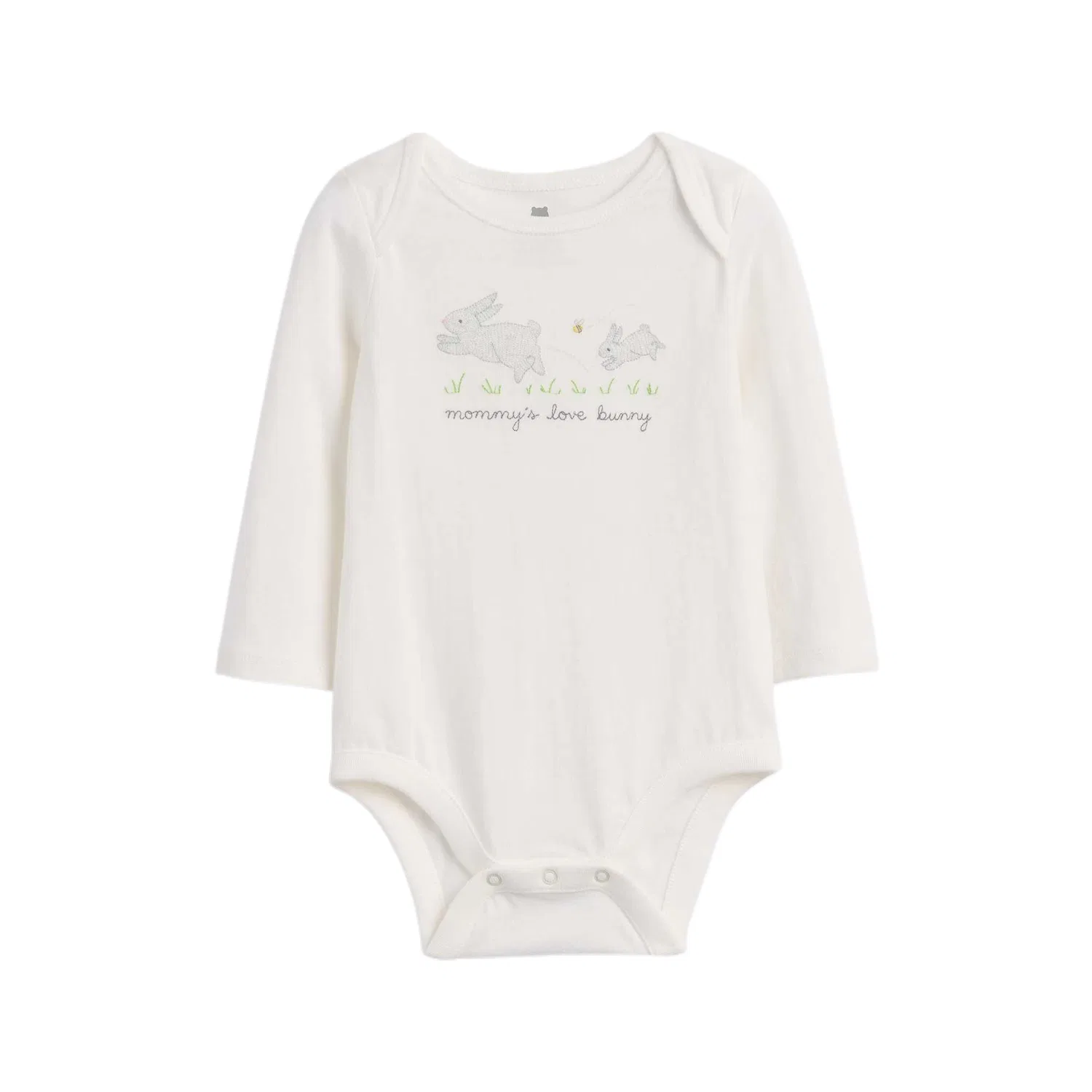 Детский комбинезон для малышей с длинным рукавом Rabbit White GAP