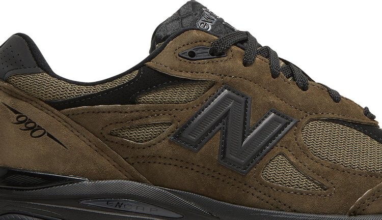Кроссовки New Balance JJJJound x 990v3 Made in USA 'Brown', коричневый — фото 3