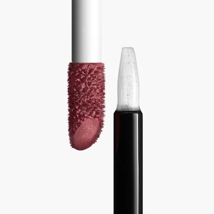 Набор для губ с матовой помадой и блеском LE ROUGE DUO ULTRA TENUE CHANEL, 48 Soft Rose — фото 2
