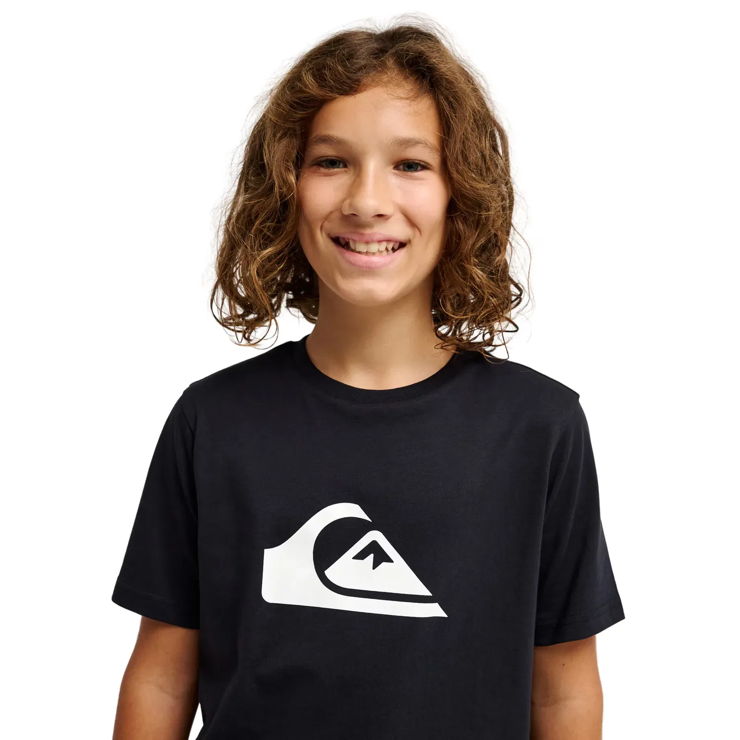Детская футболка с принтом Ev Comp Logo Quiksilver, Negro — фото 4