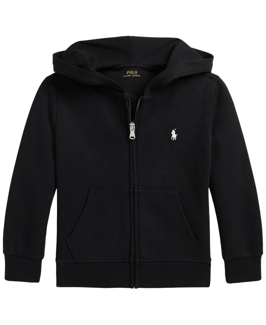 Худи на молнии с капюшоном, с длинным рукавом Polo Ralph Lauren, Polo Black