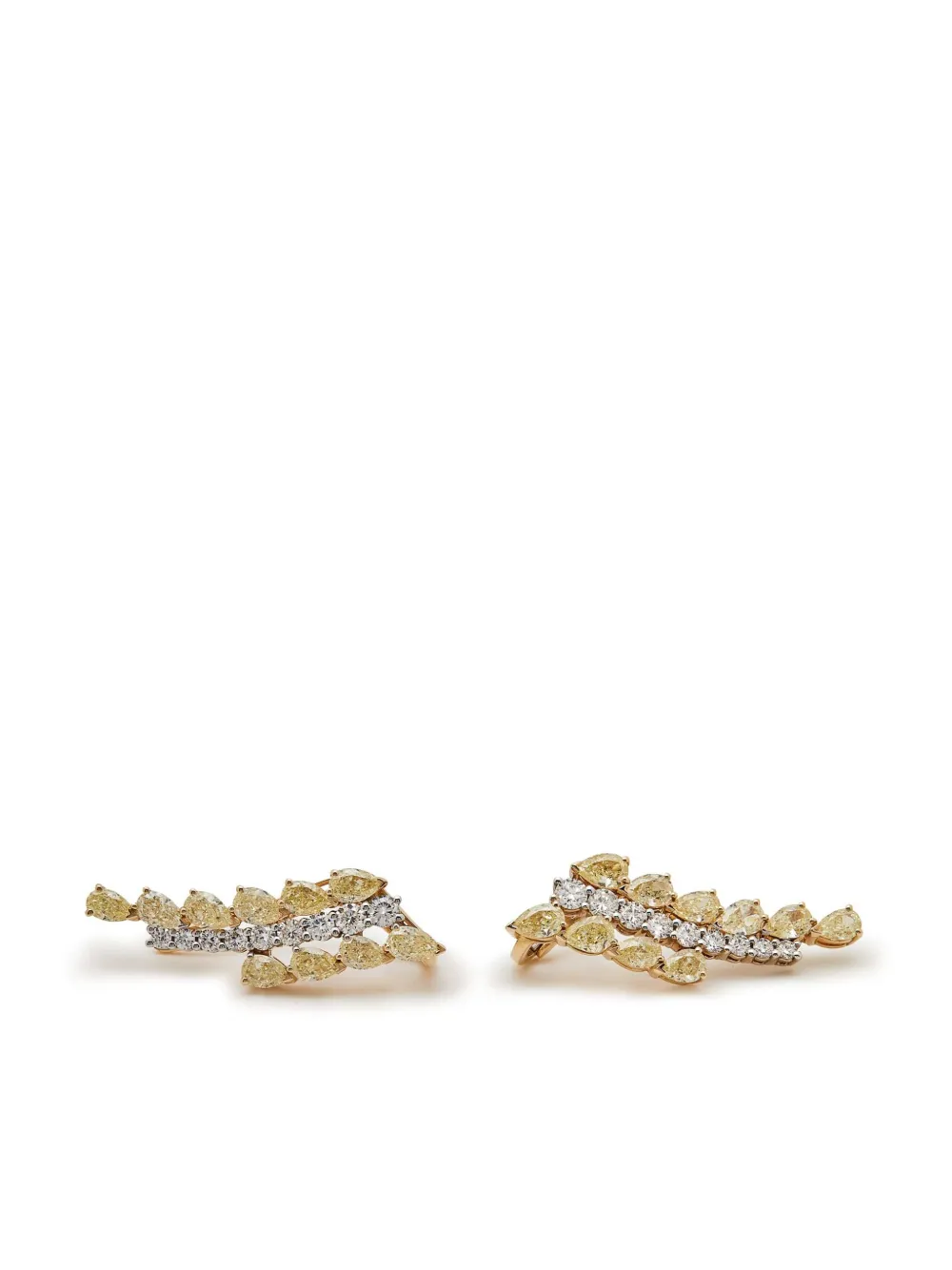 

Серьги из желтого золота с бриллиантами Jewels Aficionado, золотой