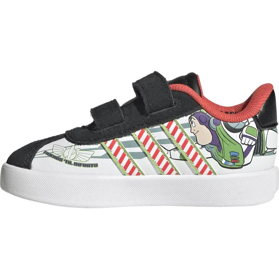 Детские кроссовки с принтом Pixar Toy Story VL Court 3.0 adidas, Разноцветный — фото 2