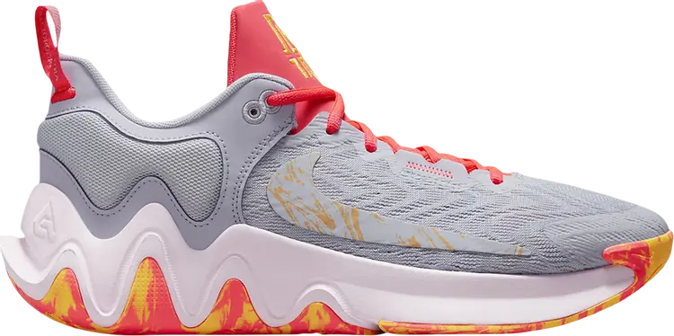 

Кроссовки Nike Giannis Immortality 2 'Oxygen Purple Hot Punch', серый