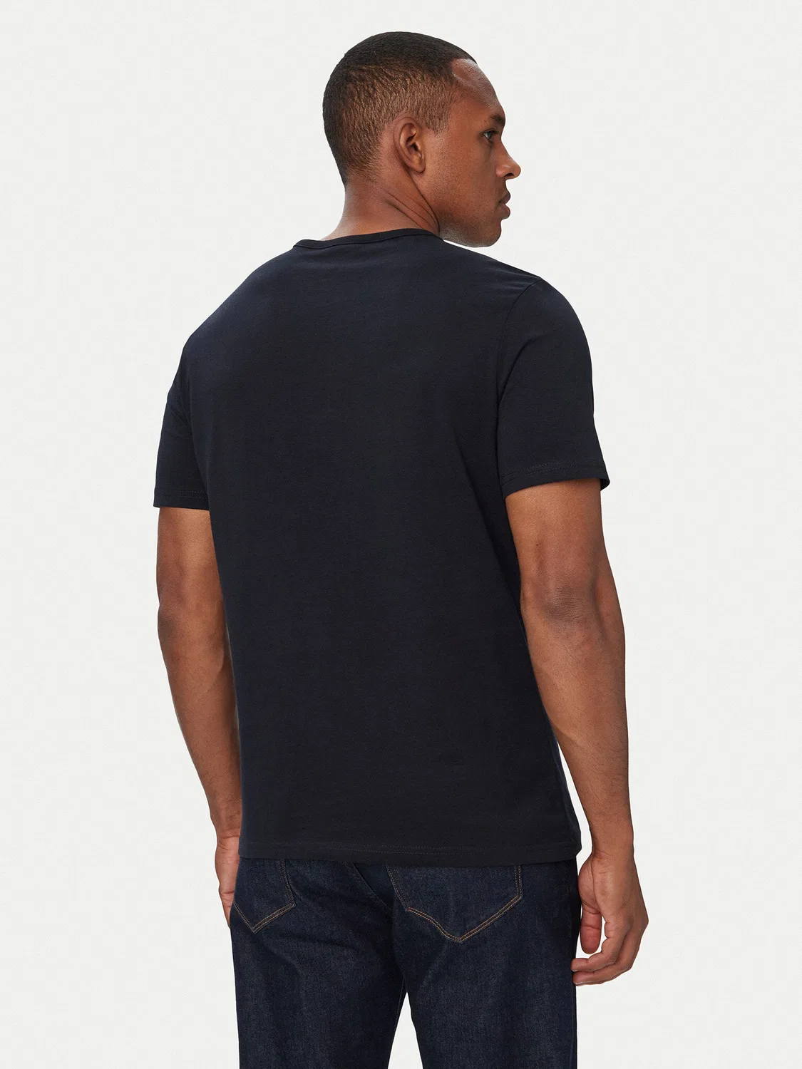 Мужской комплект из футболок стандартного кроя Ss Tee Tommy Hilfiger, темно-синий — фото 4