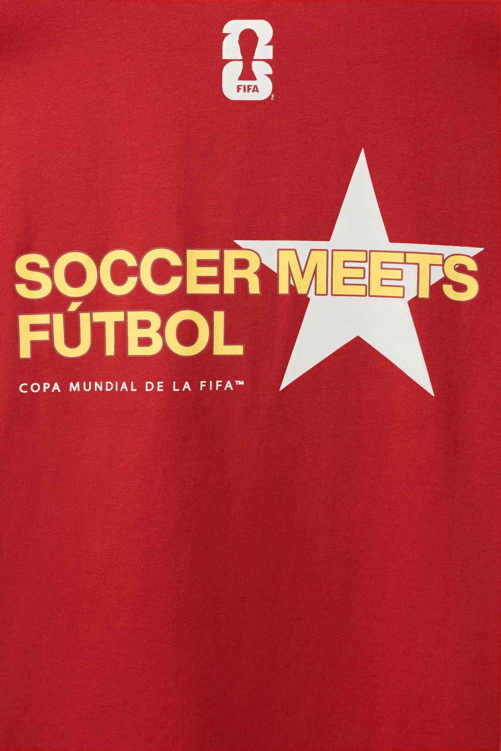 Футболка с принтом Чемпионата мира по футболу FIFA 2026, Испания ZARA, Red — фото 4
