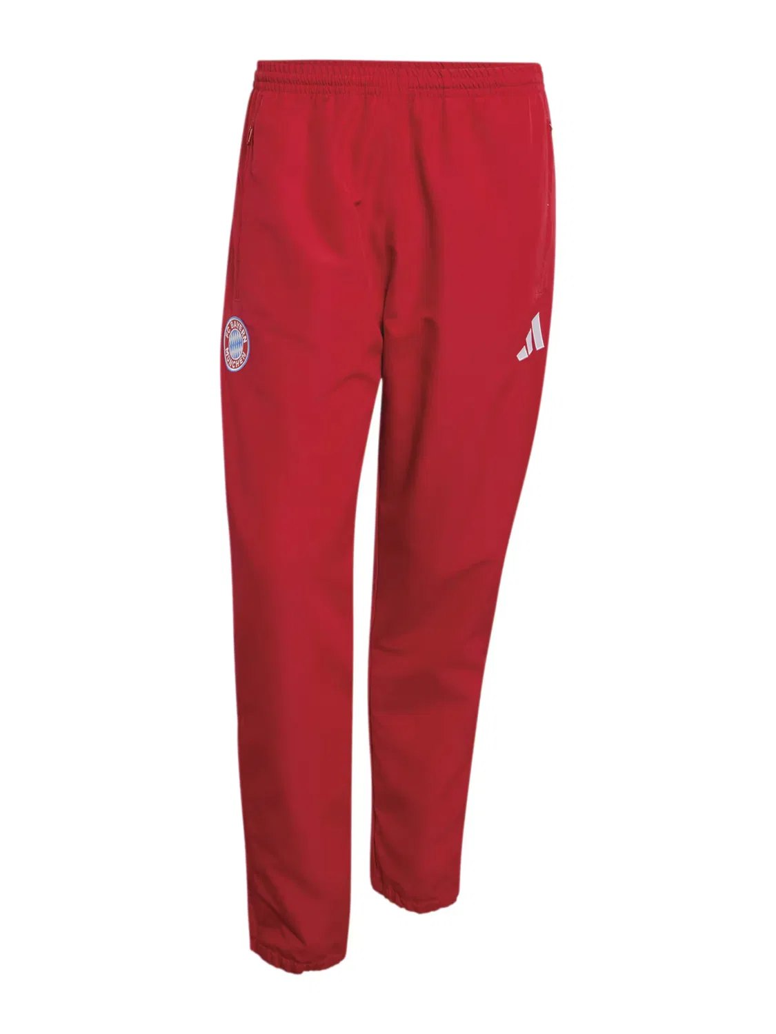 Спортивные брюки Adidas Performance Tapered Workout Pants FCB ST красного цвета