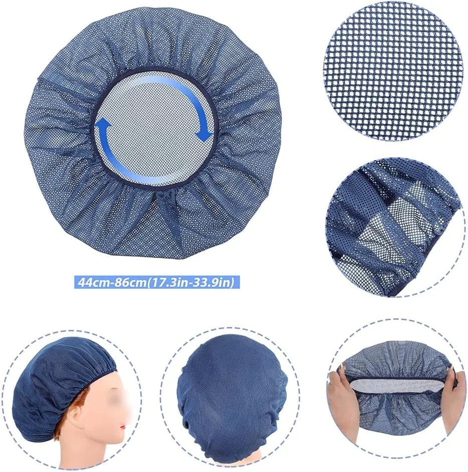 Сетка для волос JIHUOO, 6 шт, Navy Blue — фото 4