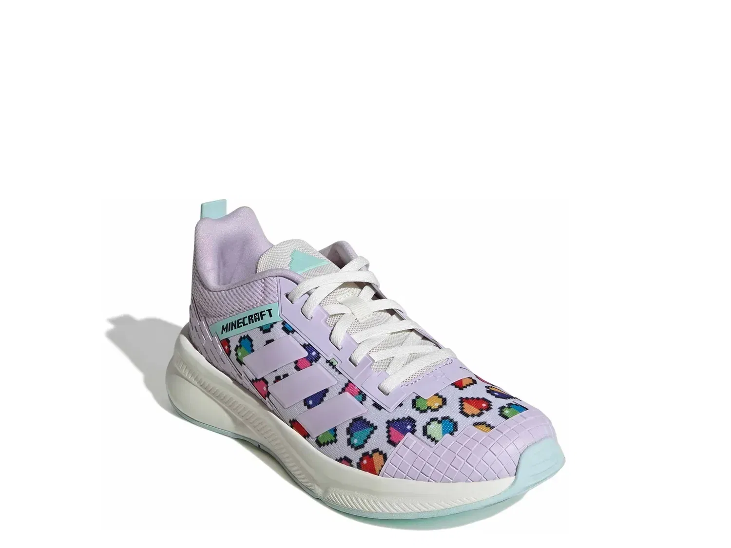 Кроссовки Minecraft Fortarun 4.0, adidas, лавандовый/мультиколор