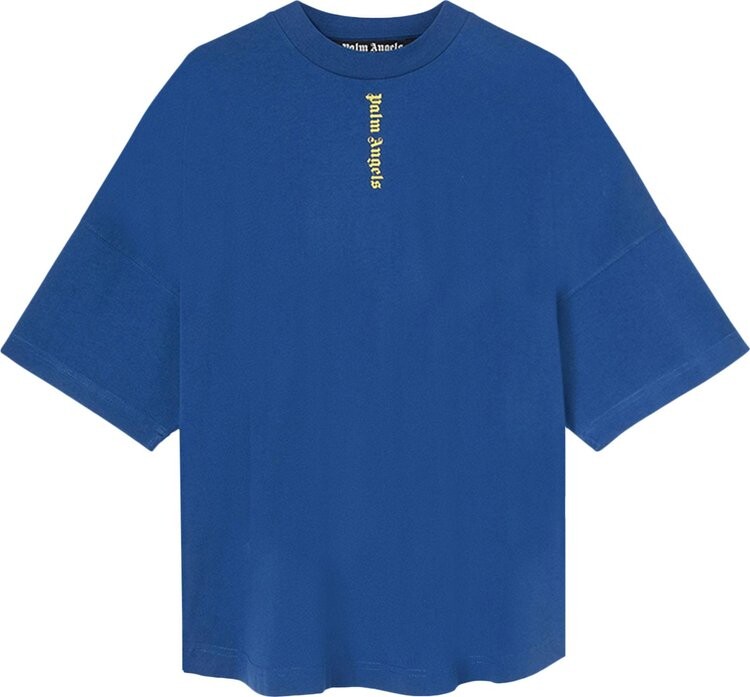 

Футболка Palm Angels NS Logo Over Tee 'Blue/White', синий