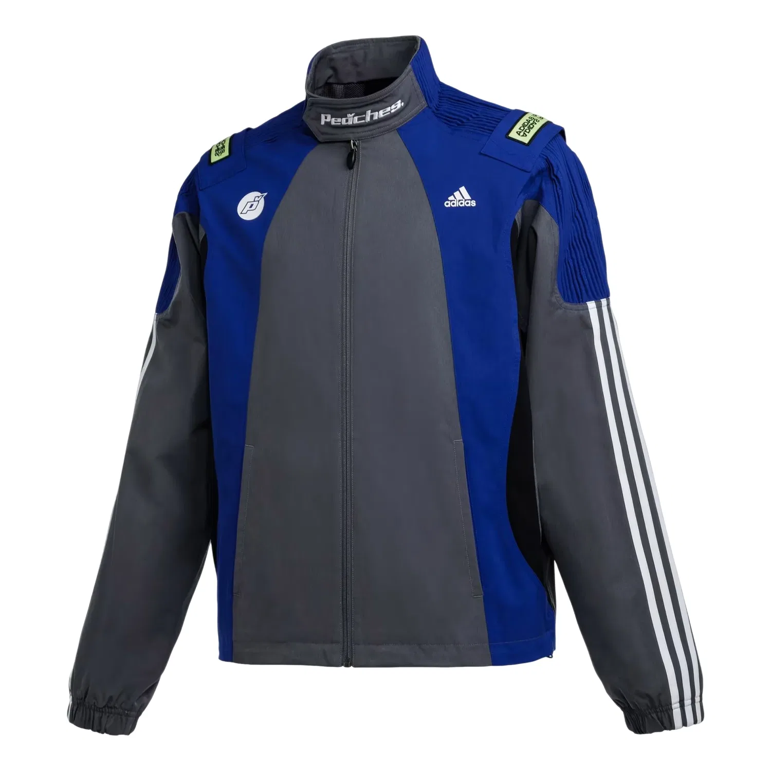 Мужская куртка Peaches Racing Jacket Asia Sizing 'Grey Five' adidas, Grey Five