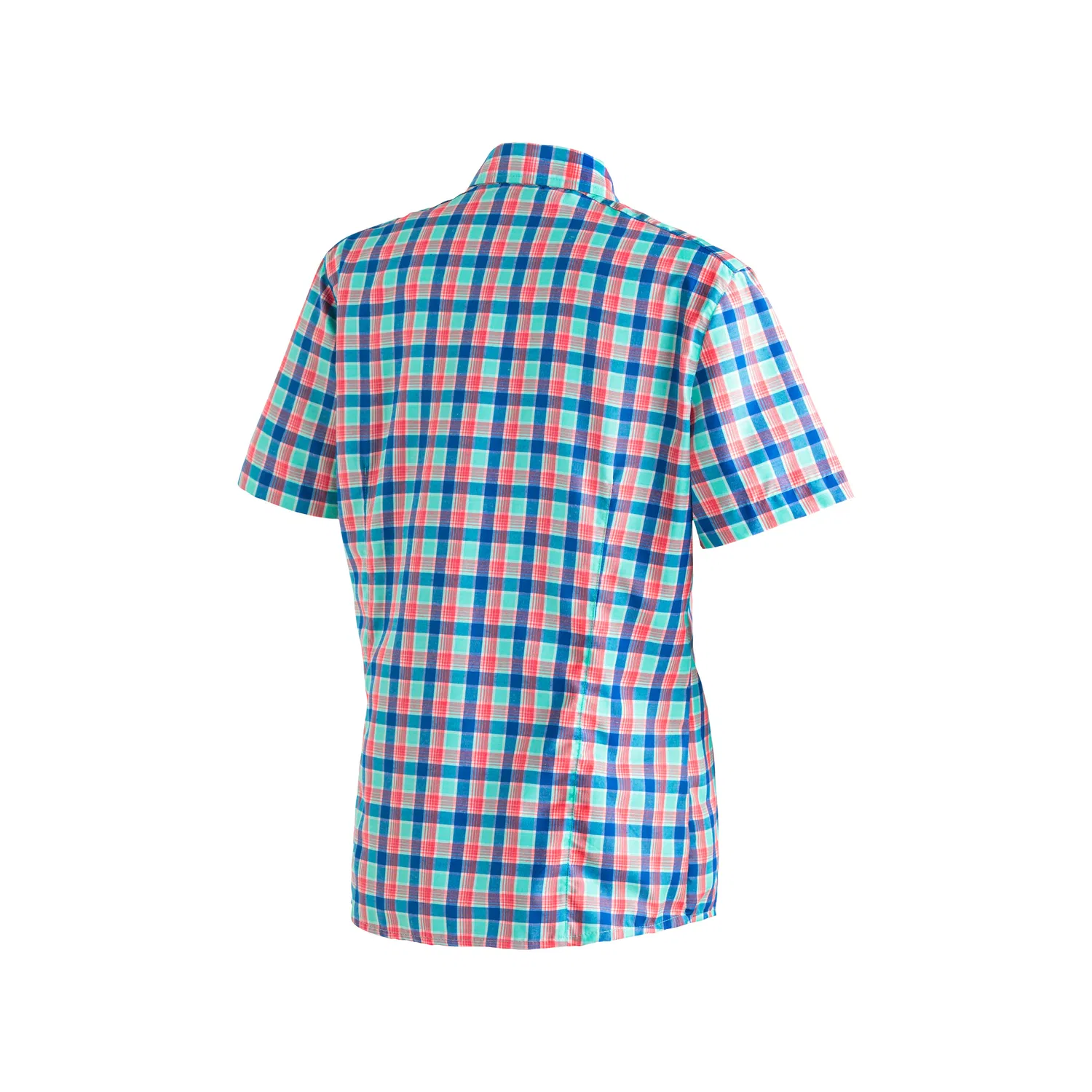 Женская функциональная блуза с коротким рукавом Maier Sports, Plaid — фото 3