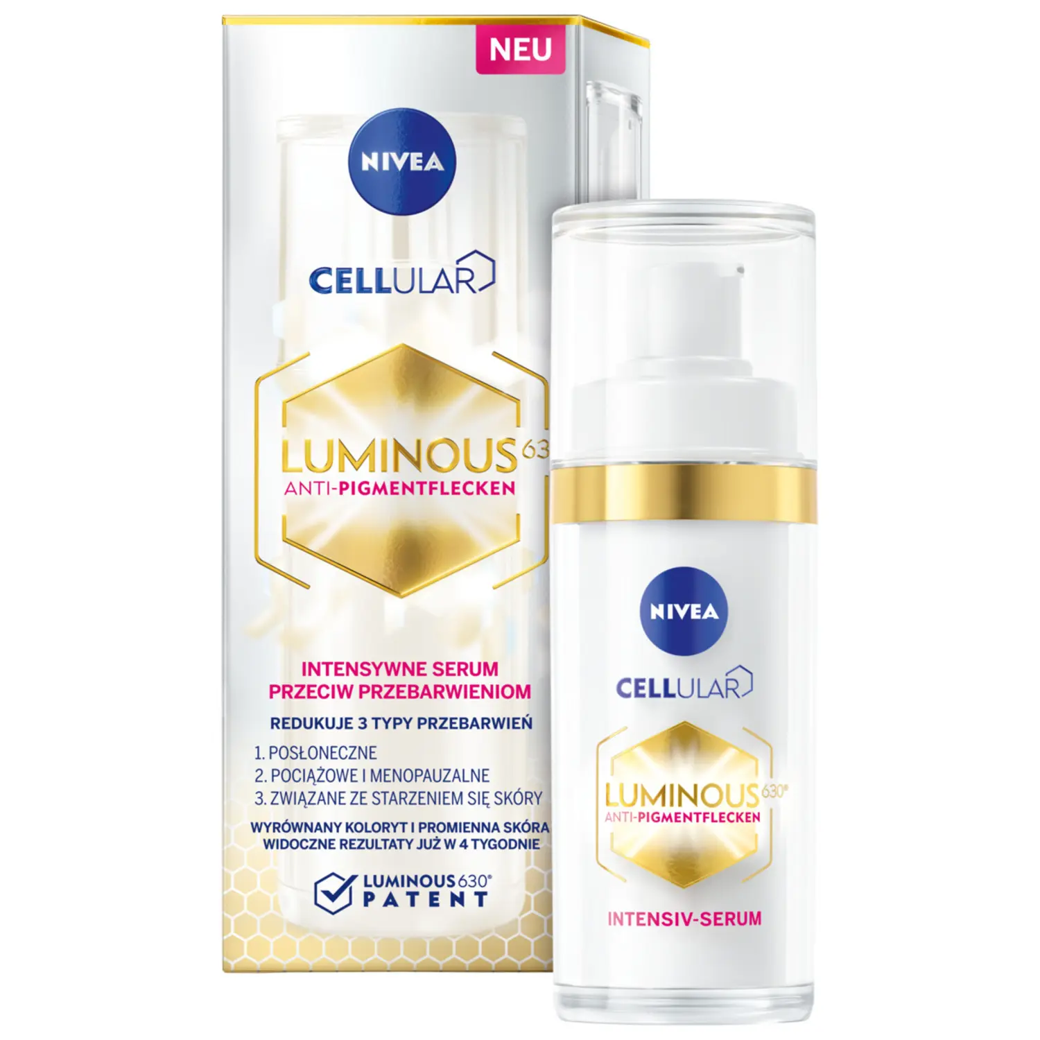 Сыворотка Nivea — Cellular Luminous 630 для лица против пигментных пятен, 30 мл