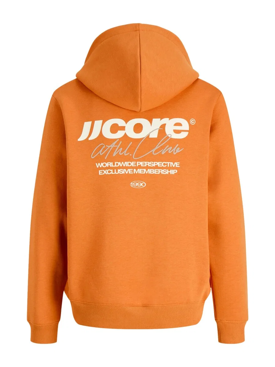 Детская толстовка Jack & Jones Junior 'JCOClub' на китайском языке, мандариновый — фото 2