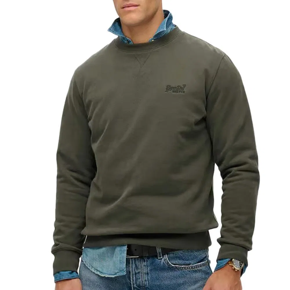 Мужской хлопковый свитшот Superdry, Khaki