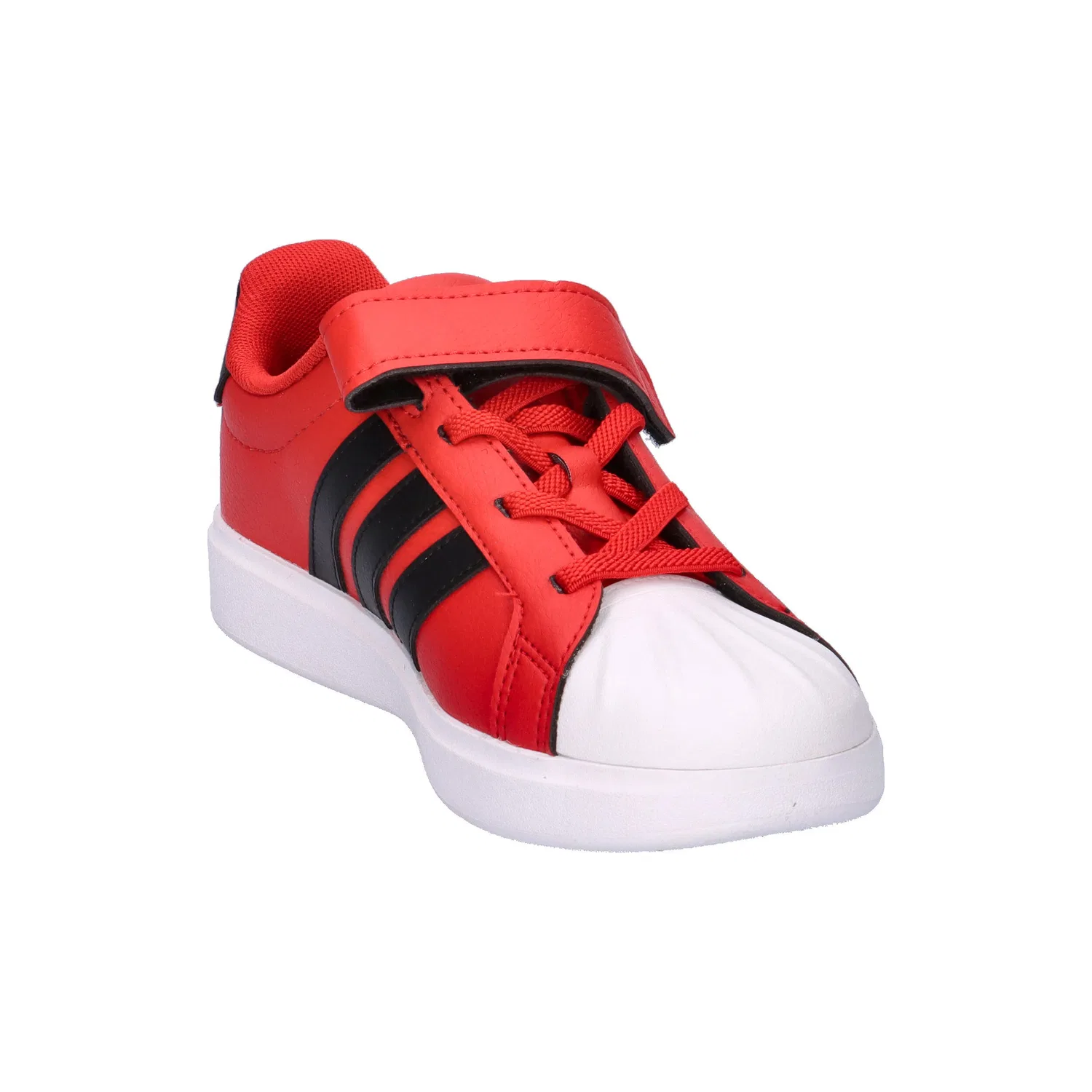 Детские кроссовки с липучками Streettalk EL C Adidas, Rot Schwarz Weiss — фото 2
