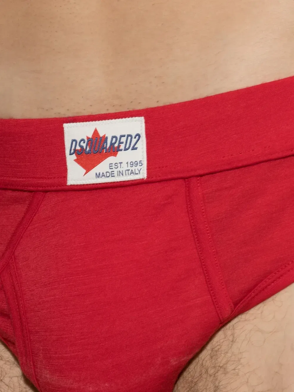 Шерстяные трусы с логотипом Ski Pass DSQUARED2, красный — фото 3