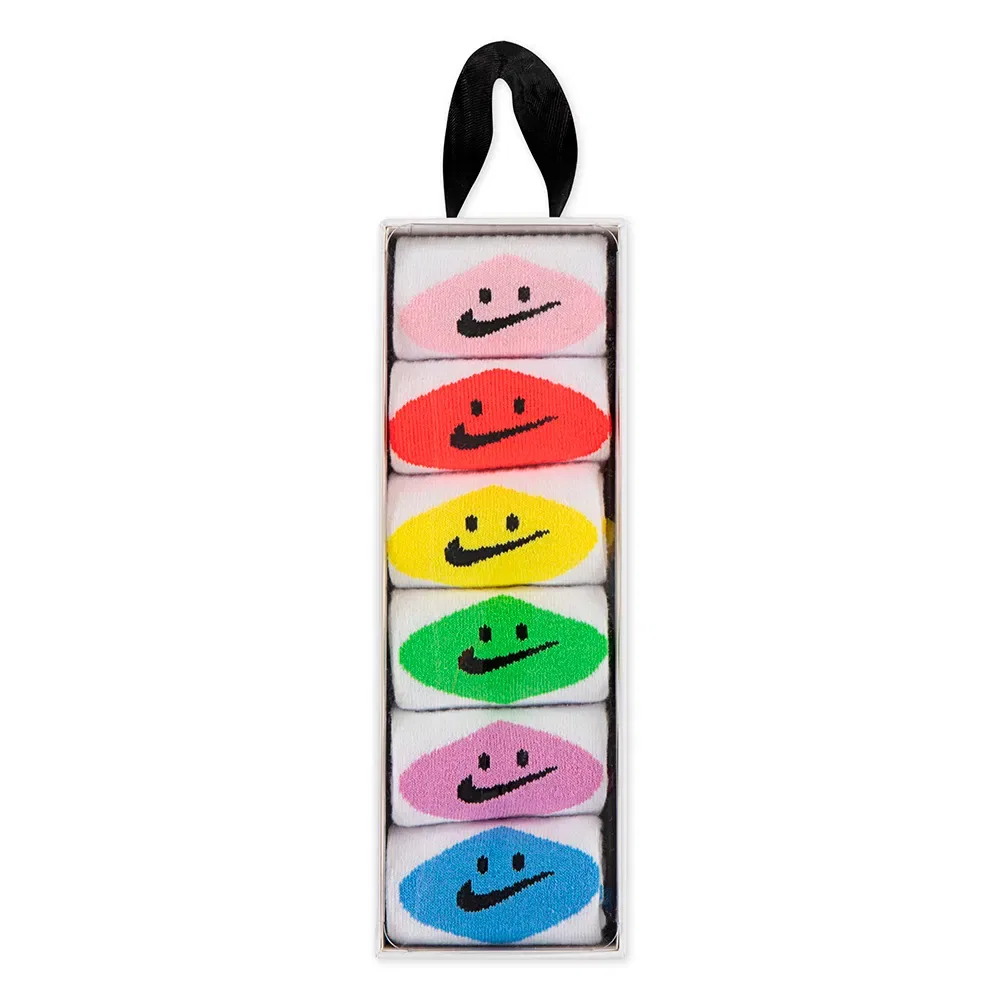 Носки Nike Nhn Smiley Crew, 6 пар, белый — фото 3