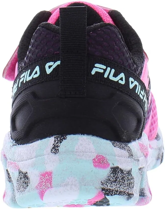 Детские кроссовки для девочек Cryptonic 7 Strap Mashup Fila, Fuchsia/Black-Pink — фото 4