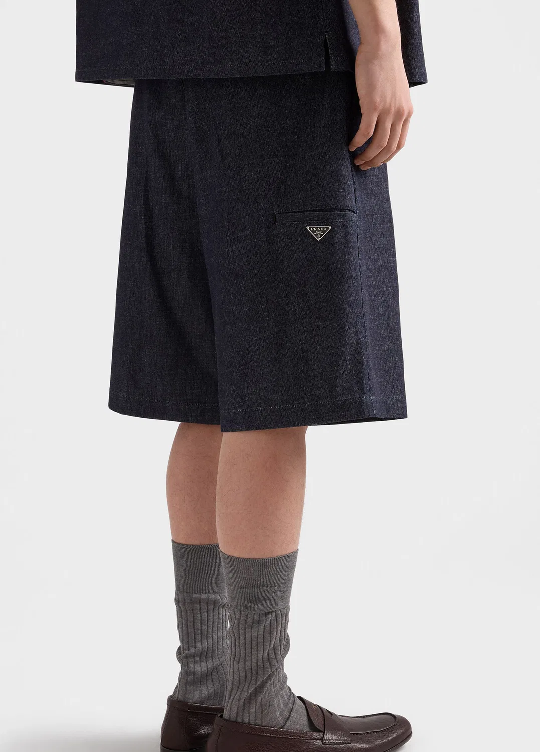 Бермуды Prada, blue — фото 4