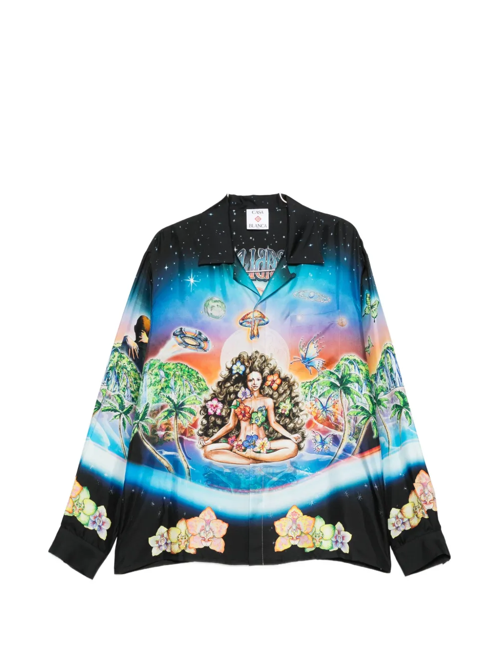 

Рубашка с графическим узором Casablanca, черный