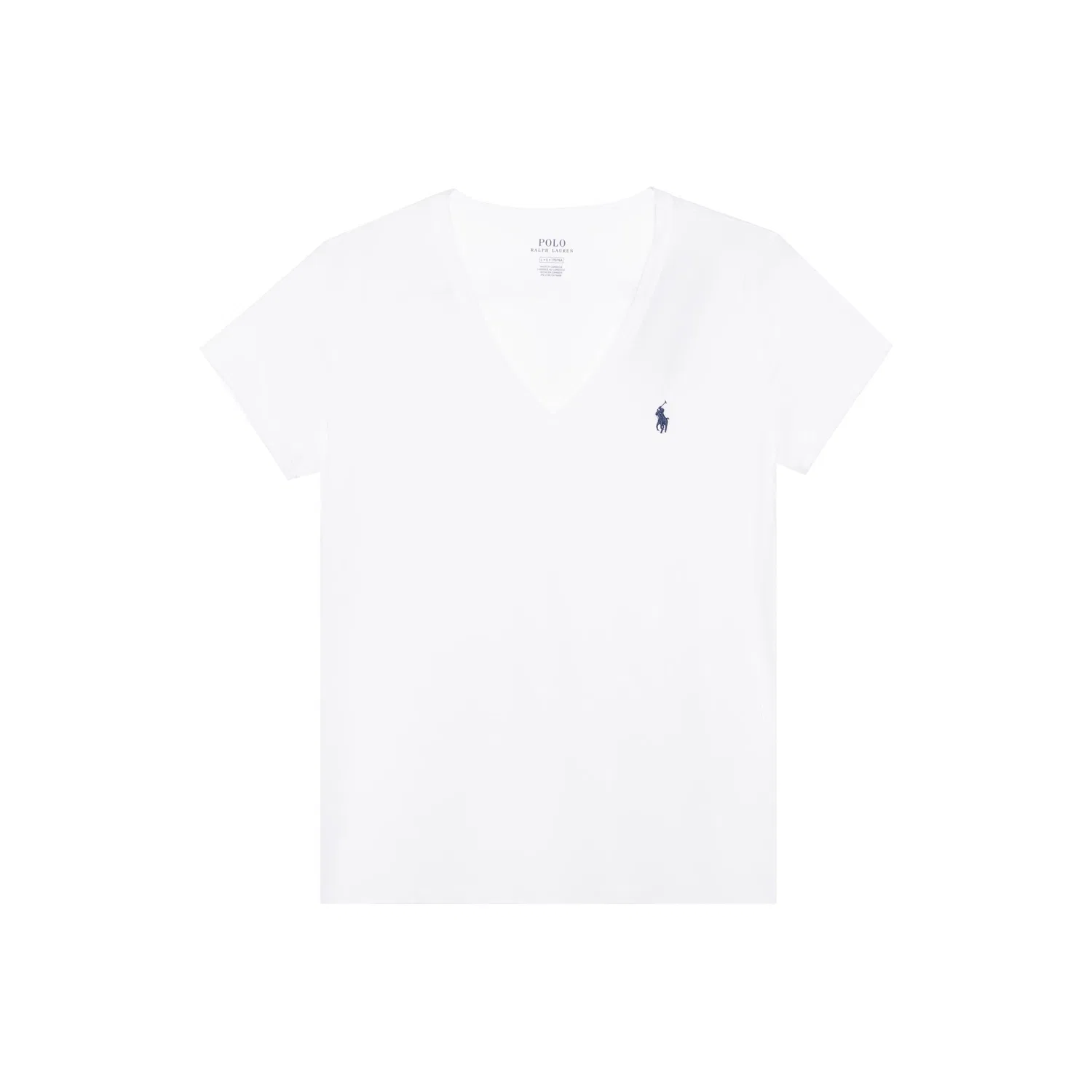 Женская футболка Polo Ralph Lauren, Белый и Морской Синий