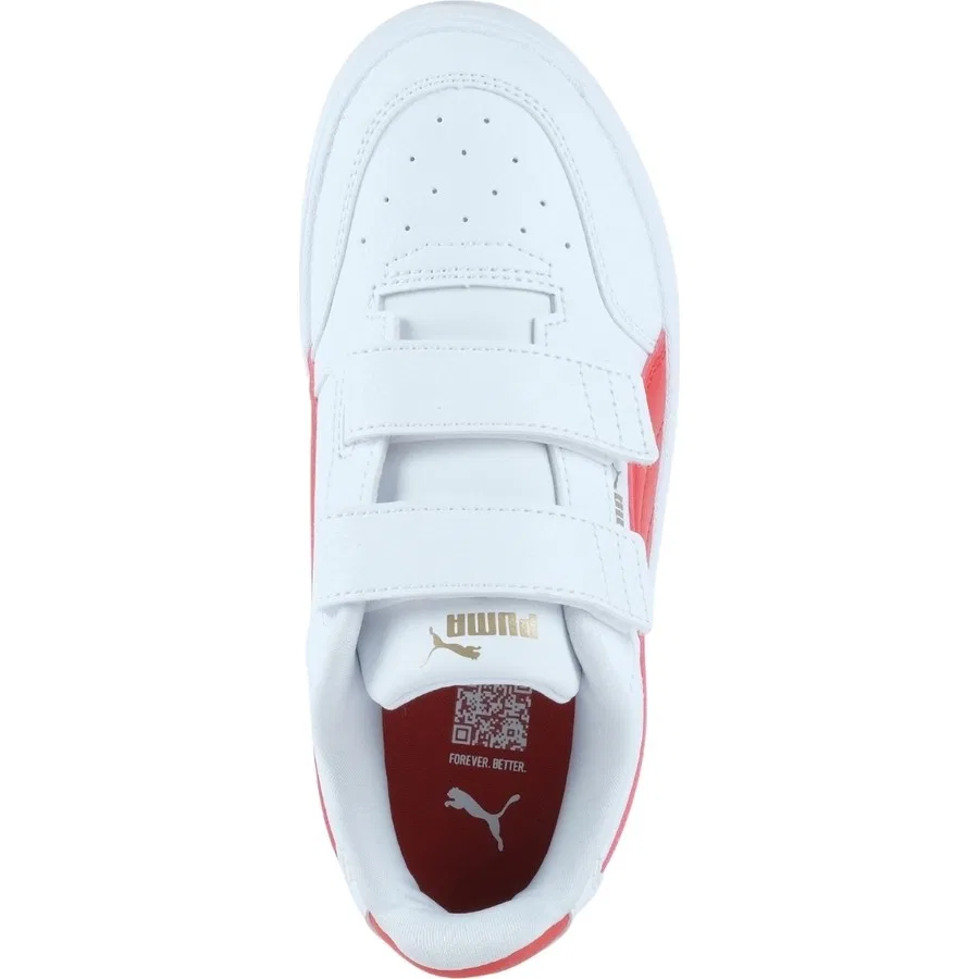 Кроссовки детские с шнуровкой Puma Shuffle Downtown, Белый — фото 3