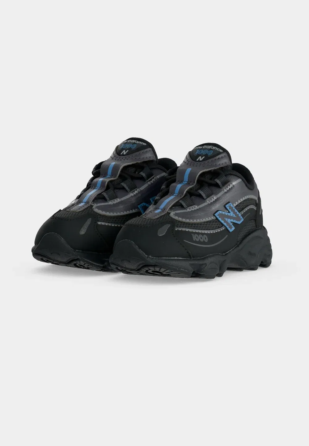 1000 кроссовок унисекс New Balance, Black/Analog Blue — фото 3