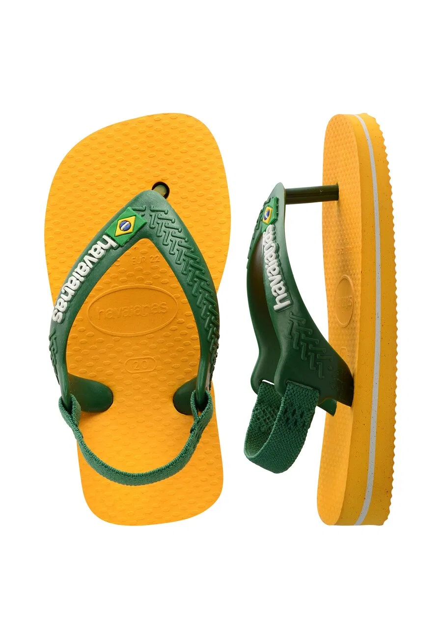 Сандалии Brasil желтого цвета HAVAIANAS — фото 4