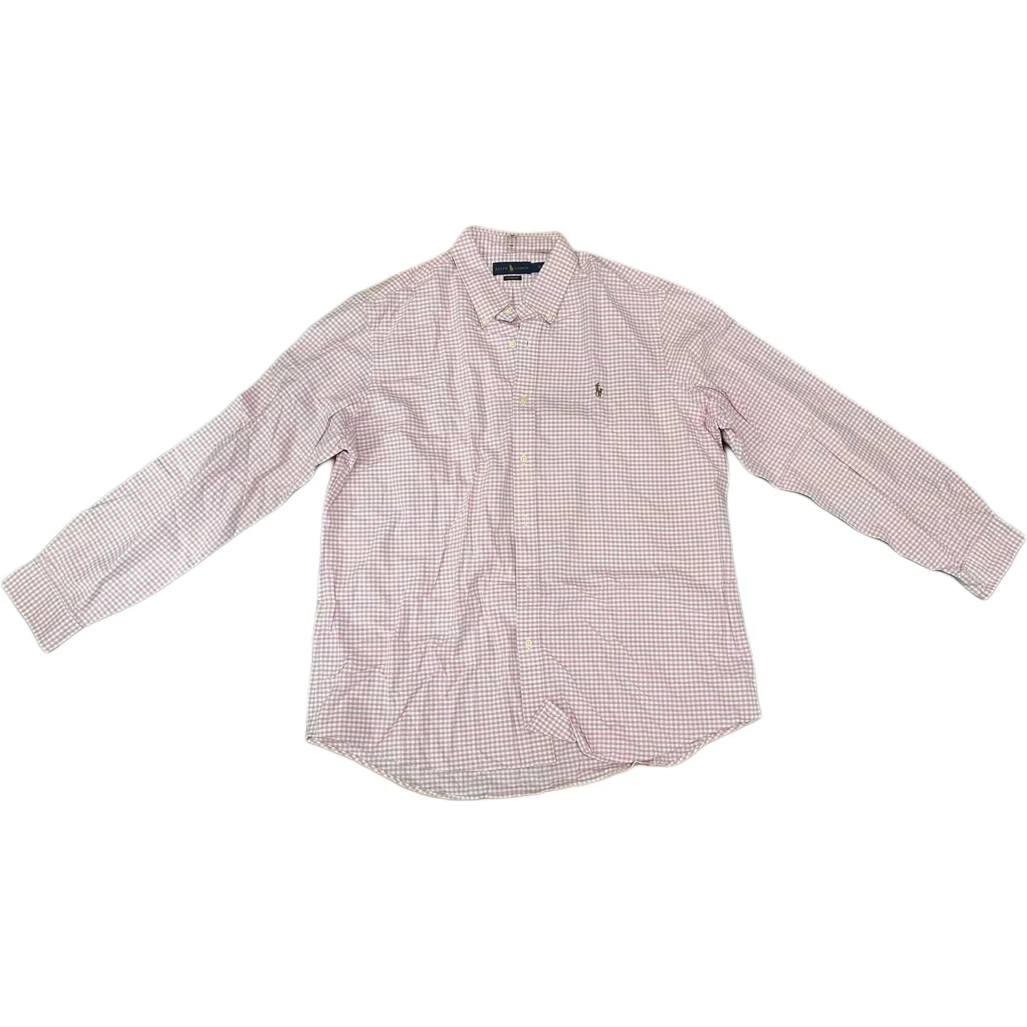 Мужская рубашка с отложным воротником прямого кроя Pink Polo Ralph Lauren, Pink